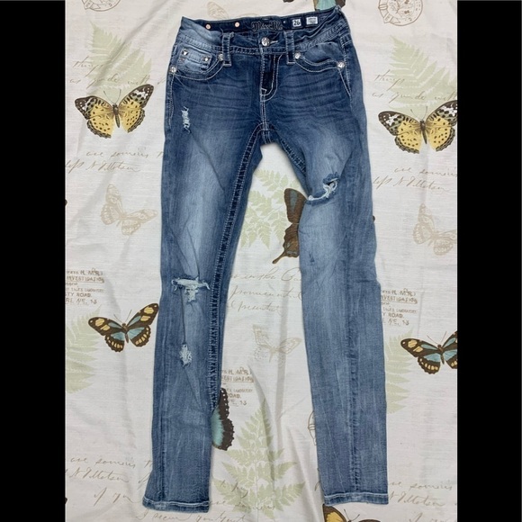 Miss me signature skinny embellished denim jeans - Picture 3 of 7